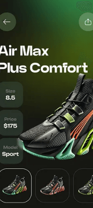 Kickz — Sneaker commerce app screen by Emerson Technology
